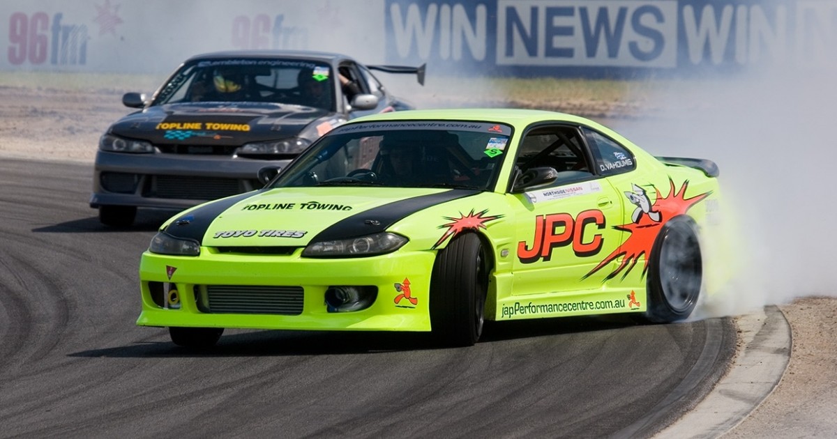 Danny Vahoumis finishes 3rd in Round 4 of the WA Drift Series